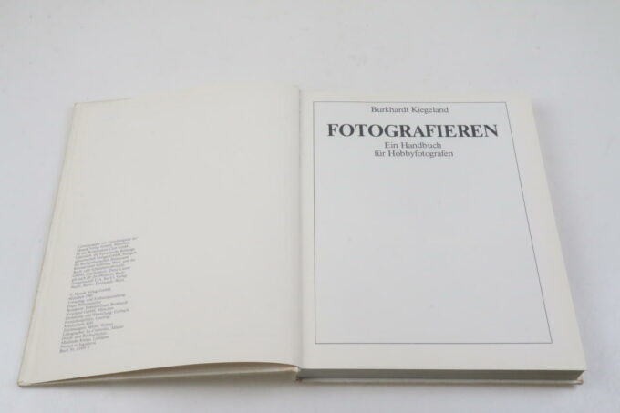 Buch - Kiegeland / Fotografieren