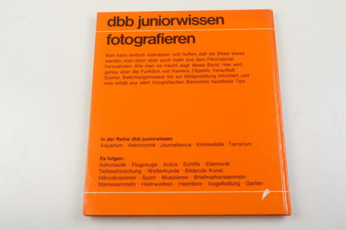 Buch - dbb juniorwissen / fotografieren