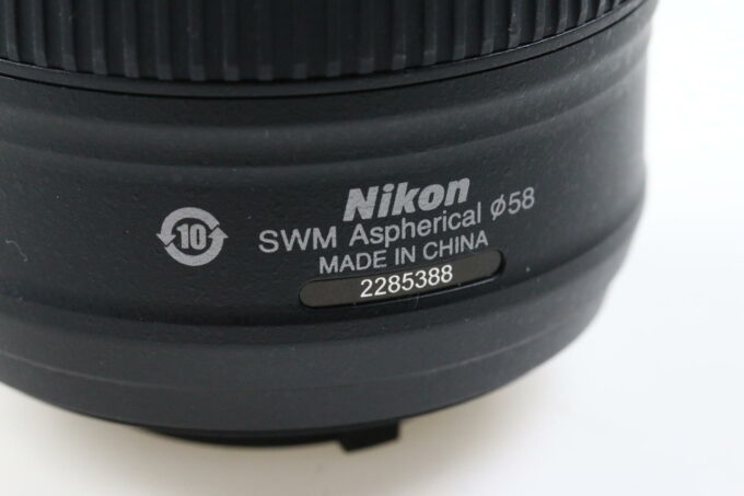 Nikon AF-S NIKKOR 50mm f/1,8 G - #2285388