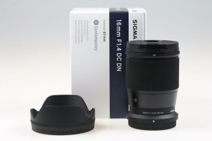 Sigma 16mm f/1,4 DC DN Contemporary für Nikon Z Mount - #57100424