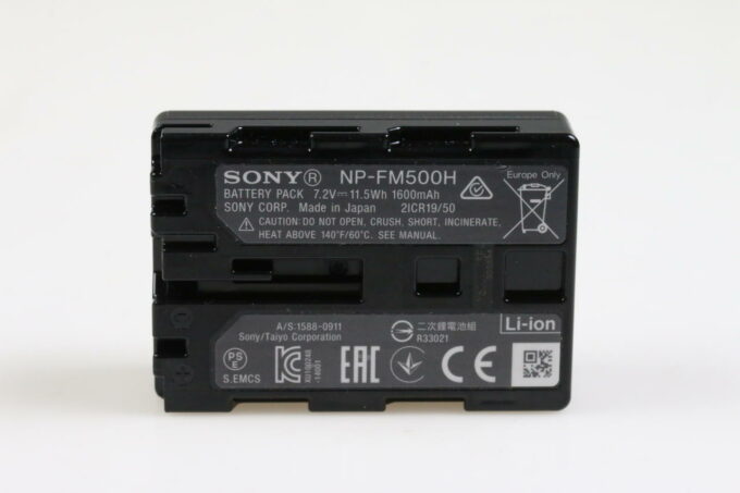 Sony Akku NP-FM500H
