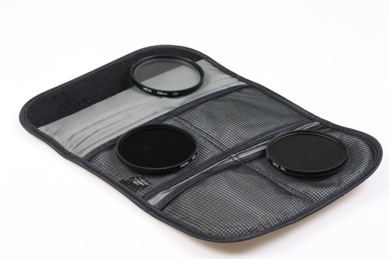 Hoya Filtersatz 58mm Pol-Cirk., UV, ND8 Filter - Image 3
