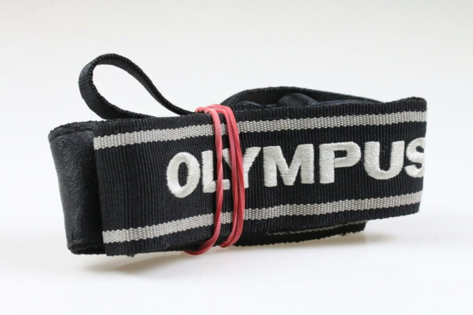 Olympus Gurt schwarz mit gestickter Aufschrift