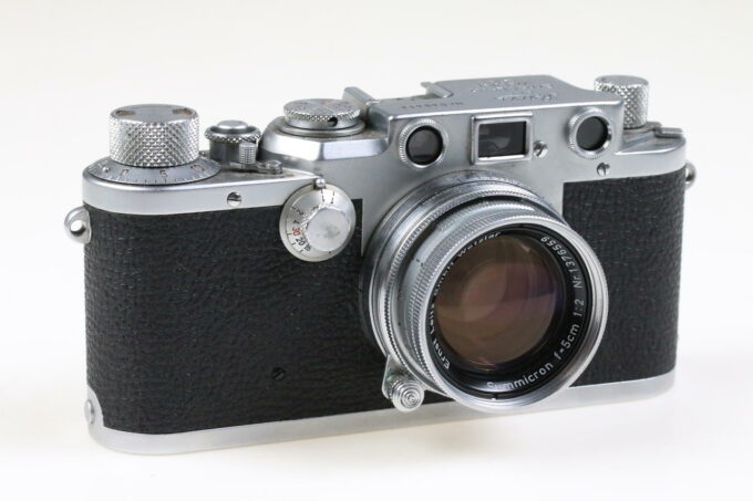 Leica IIIf Sucherkamera mit Summitar 5cm f/2,0 - #548412