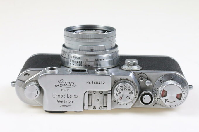 Leica IIIf Sucherkamera mit Summitar 5cm f/2,0 - #548412