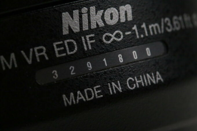 Nikon AF-S DX 55-200mm f/4,0-5,6 G ED VR - #3291800