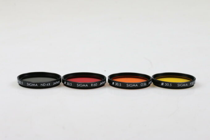 Sigma Filtersatz 30,5mm - gelb, orange, rot und ND4x