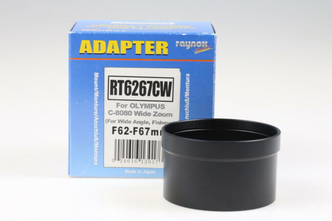 Raynox Adapter 62mm-67mm RT6267CW für Olympus