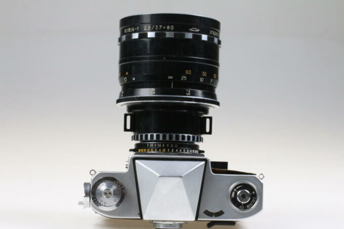 Zenit 6 Set mit Rubin-1 37-80mm f/2,8 - DEFEKT