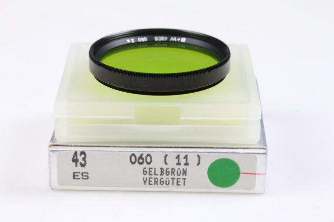 B+W Gelbgrünfilter 060 ES 43mm