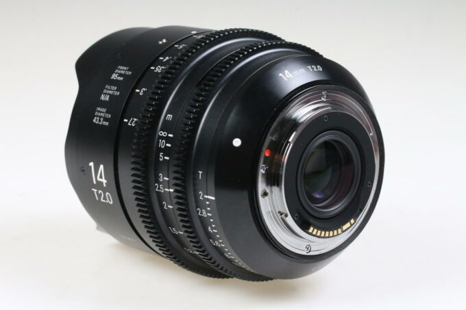Sigma Cine 14mm T2,0 FF / EF metric - FF High Speed Prime Line - #5267976 - Image 4