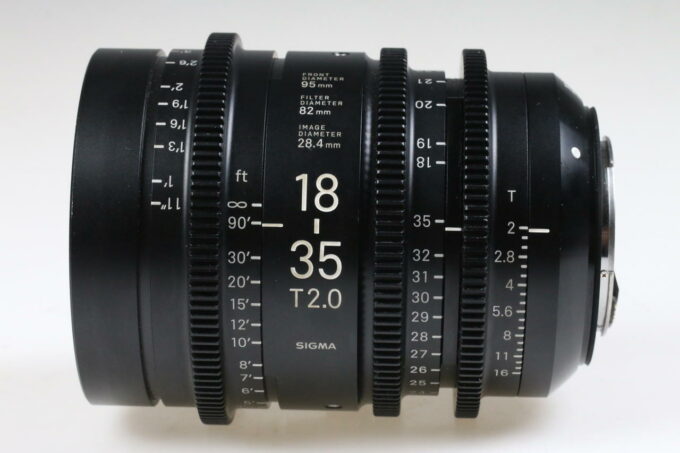 Sigma Cine 18-35mm T2,0 S35 / EF feet - High Speed Zoom Line - #52078749
