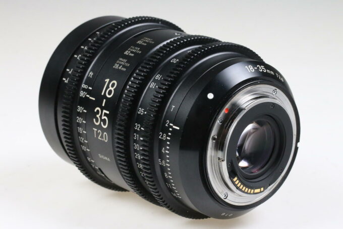 Sigma Cine 18-35mm T2,0 S35 / EF feet - High Speed Zoom Line - #52078749