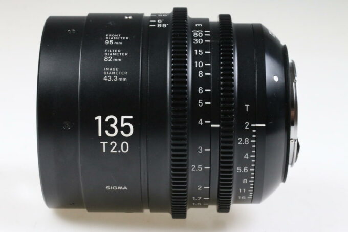 Sigma Cine 135mm T2,0 FF / EF metric - FF High Speed Prime Line - #52489494