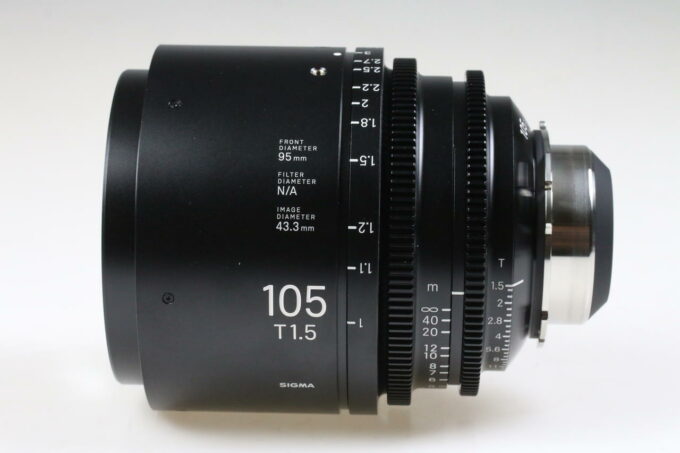 Sigma Cine 105mm T1,5 FF / PL metric - FF High Speed Prime Line - #535589699 - Image 3