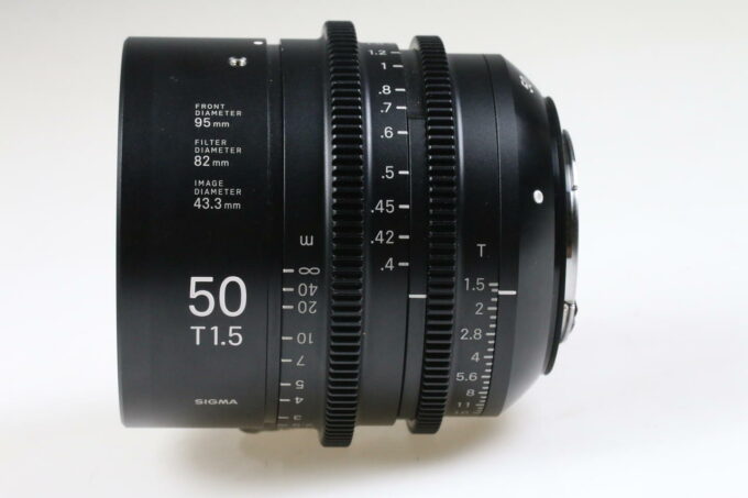 Sigma Cine 50mm T1,5 FF / EF metric - FF High Speed Prime Line - #52432219