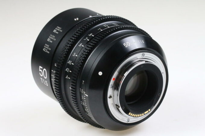 Sigma Cine 50mm T1,5 FF / EF metric - FF High Speed Prime Line - #52432219