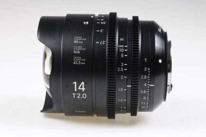 Sigma Cine 14mm T2,0 FF / EF metric - FF High Speed Prime Line - #52524264 - Image 2
