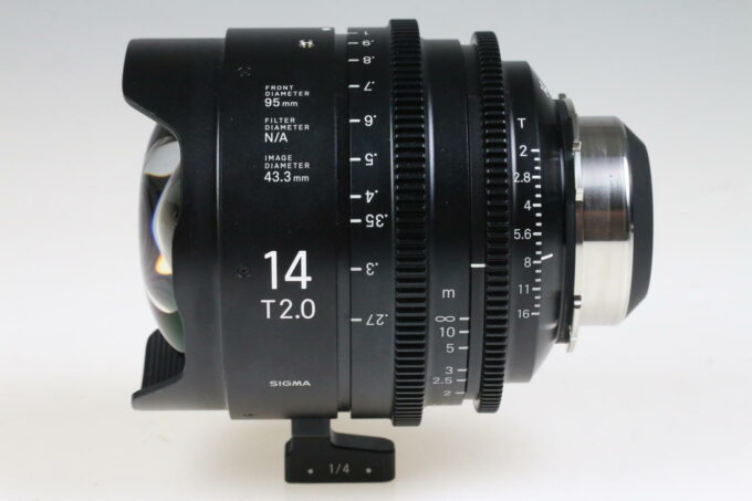 Sigma Cine 14mm T2,0 FF / PL metric - FF High Speed Prime Line - #52627747 - Image 2