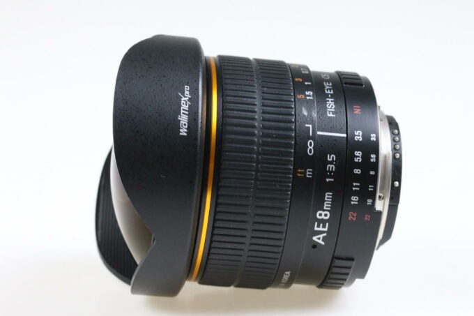 Walimex PRO 8mm f/3,5 CS Fish-Eye für Nikon - #615G1200