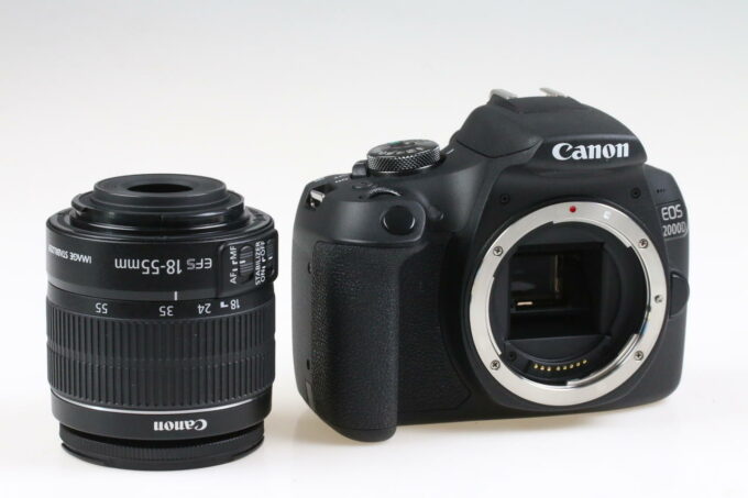 Canon EOS 2000D Set mit 18-55mm f/3,5-5,6 IS II - #023070039353