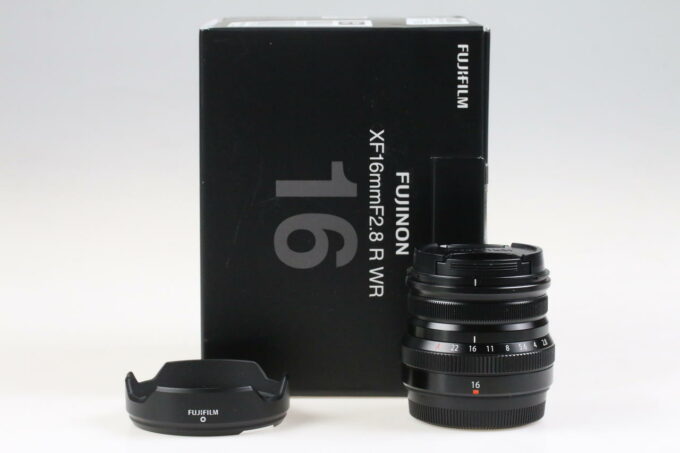 FUJIFILM Fujinon XF 16mm f/2,8 R WR - Schwarz - #9AA09416