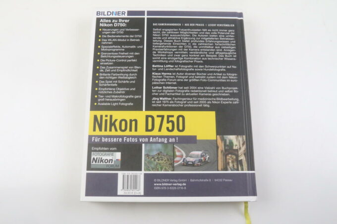 Nikon D750 - Das Kamerahandbuch