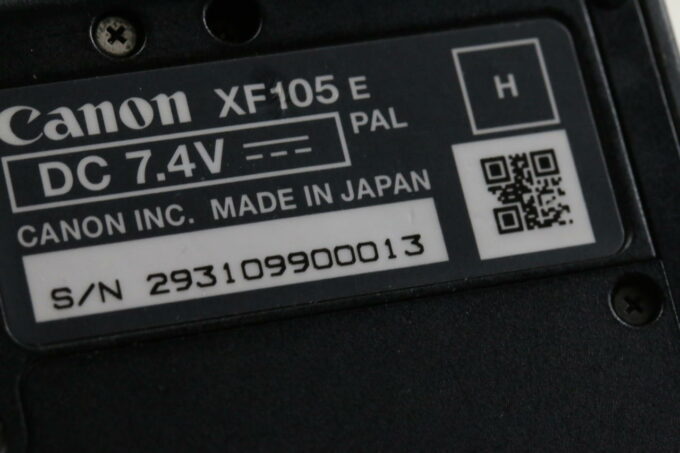Canon XF105 E - Camcorder - #293109900013