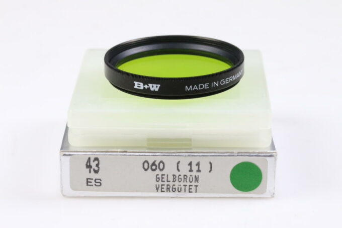 B+W Gelbgrünfilter 060 ES 43mm