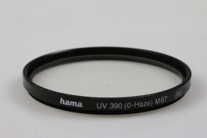 Hama UV 390 (0-Haze) (IV) Filter 67mm