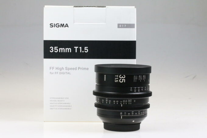 Sigma Cine 35mm T1,5 FF / EF metric - FF High Speed Prime Line - #52424965