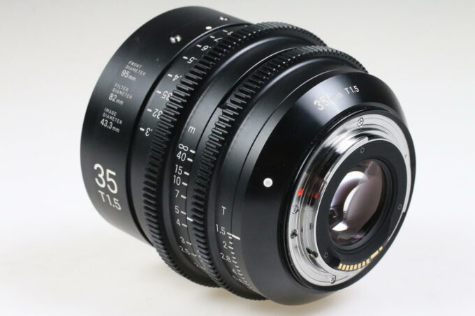 Sigma Cine 35mm T1,5 FF / EF metric - FF High Speed Prime Line - #52424965