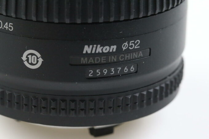 Nikon AF 50mm f/1,8 D - #2593766