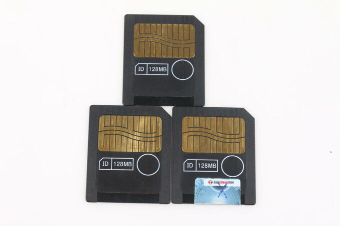 Smartmedia Speicherkarten 128MB - 3 Stück