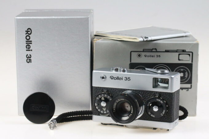 Rollei 35 Sucherkamera - Made in Singapore - silber - #3486626