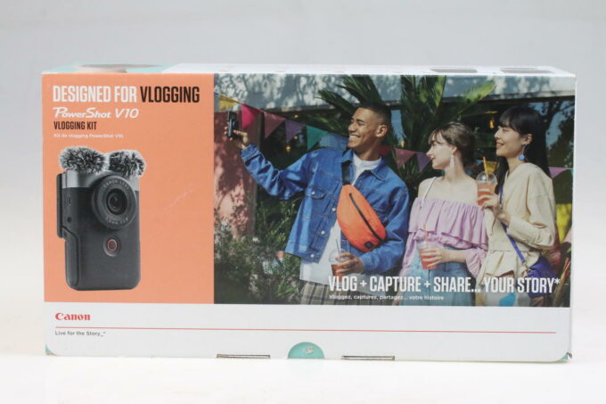 Canon PowerShot V10 silber Vlogging