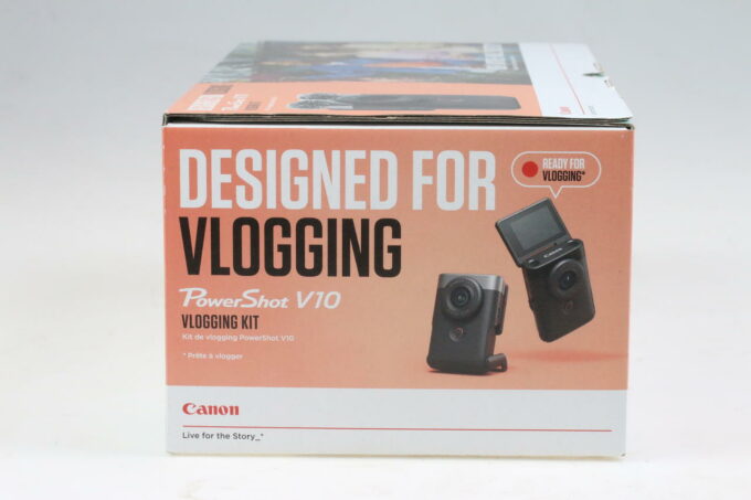 Canon PowerShot V10 silber Vlogging