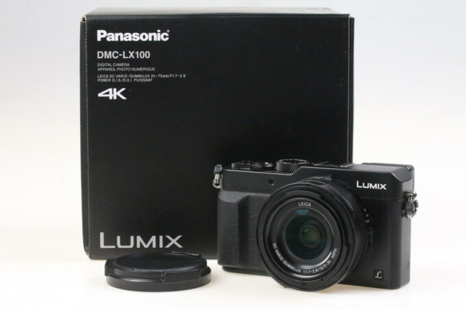 Panasonic DMC LX100 4K schwarz 16,8MP 24-75mm - #003234