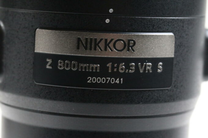 Nikon NIKKOR Z 800mm f/6,3 VR S - #20007041