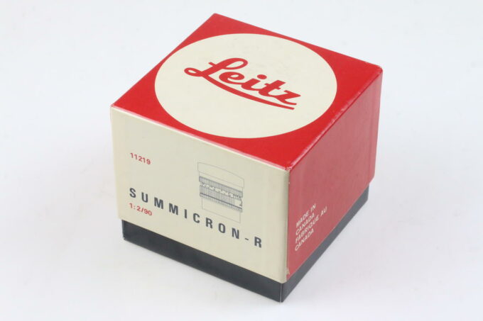 Leica Originalbox für Summicron-R 90mm 1:2