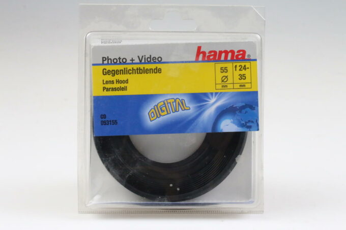 Hama Gegenlichtblende 55mm für Weitwinkel 24-35mm