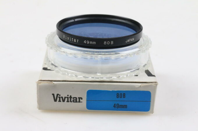 Vivitar Blaufilter 80B / 49mm