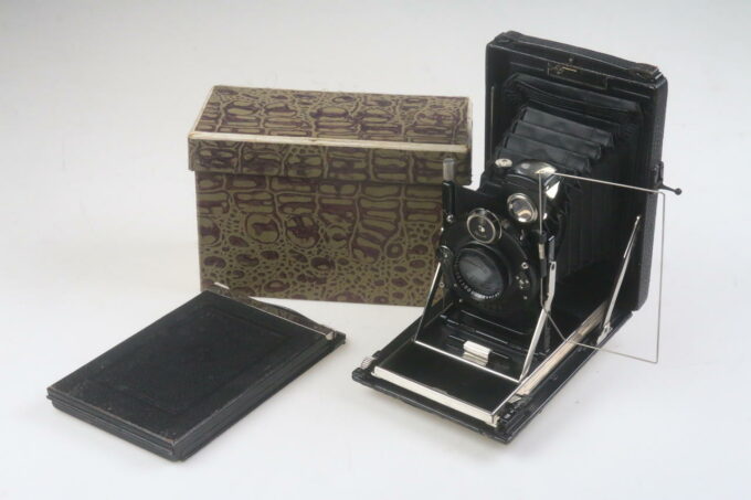 KWD Patent Etui 9x12cm mit Carl Zeiss Tessar 135mm f/4,5 - #1001133