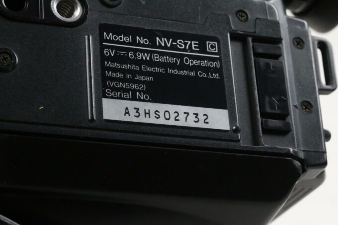 Panasonic NV-S7E Videokamera VHS-C - #A3HS02732