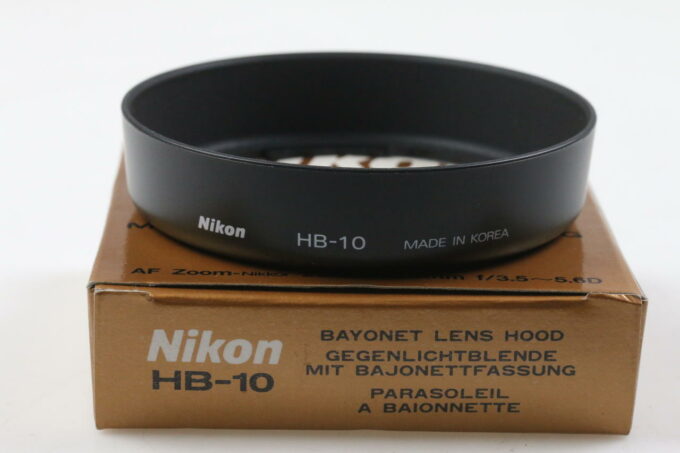 Nikon Sonnenblende HB-10 mit Originalverpackung