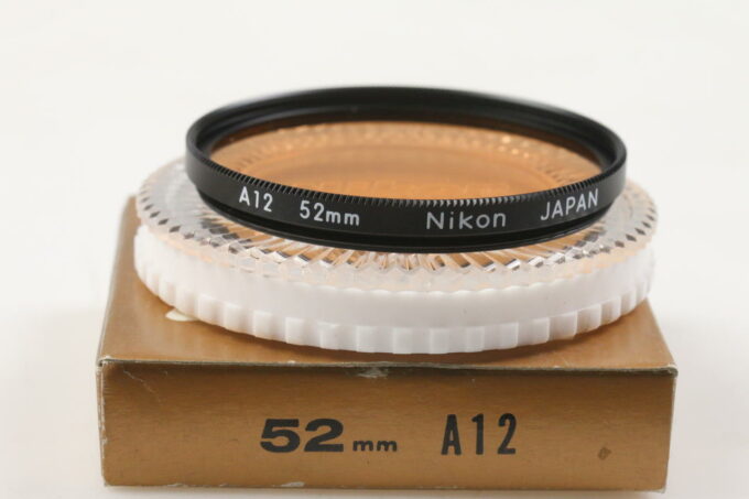 Nikon Amber Filter A12 52mm Orange