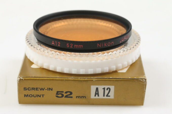 Nikon Amber Filter A12 52mm Orange