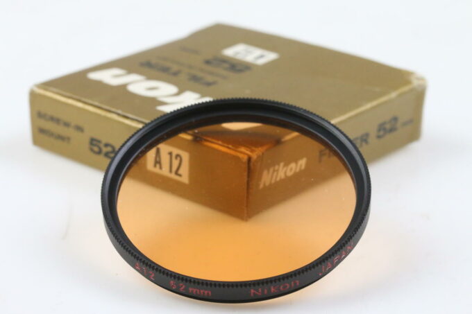 Nikon Amber Filter A12 52mm Orange - Image 2