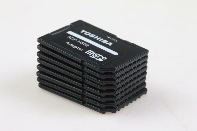 Toshiba Micro SD Karten mit Adapter - 8 Stück