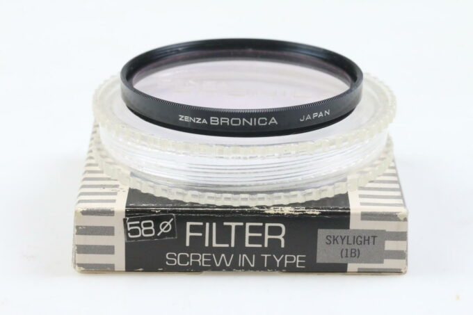 Zenza Bronica Skylight 1B Filter 58mm
